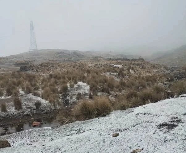Lloviznas, aguanieve y niebla en las Altas Cumbres: piden extrema precaución para circular